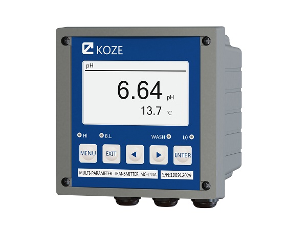 KOZE科泽MC-144A在线单通道PH/ORP/EC检测仪在线PH计ORP计电导仪
